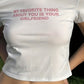 Women's Casual Short Sleeve Sexy Y2g round Neck Midriff-Baring Letter Print Cool Street T-shirt Top