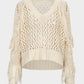 Braided Fringe Sweater