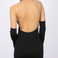 Summer Spring Women's Y2K Mini Dress Sexy Black Halter Neck Sleeve Off Shoulder Backless Party Dresses