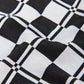 Checkerboard Chain Short Sweatshirt
