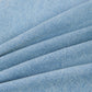 Mint Blue Denim Dress with Puffy Sleeves Medium Stretch