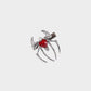 Y2K Metal Spider Love Rhinestone Hairpin