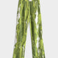 Quicksand Green Wide-leg Pants