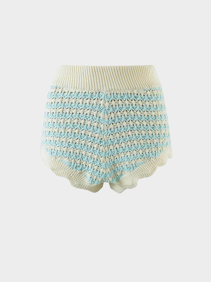 Hollow Knitted Pants