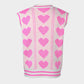 Pink Love Knitted Vest