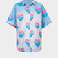 Retro Love Gradient Oversize Short-sleeved Shirt