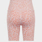 Pink Leopard Print Sports Shorts