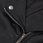 Motorcycle Zipper Metal Buckle Leather Jacket Cut Short Jacket