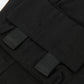 Mesh Stitching Velcro Waist Functional Top