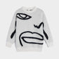 Linear Art Series-Abstract Human Face Sweater