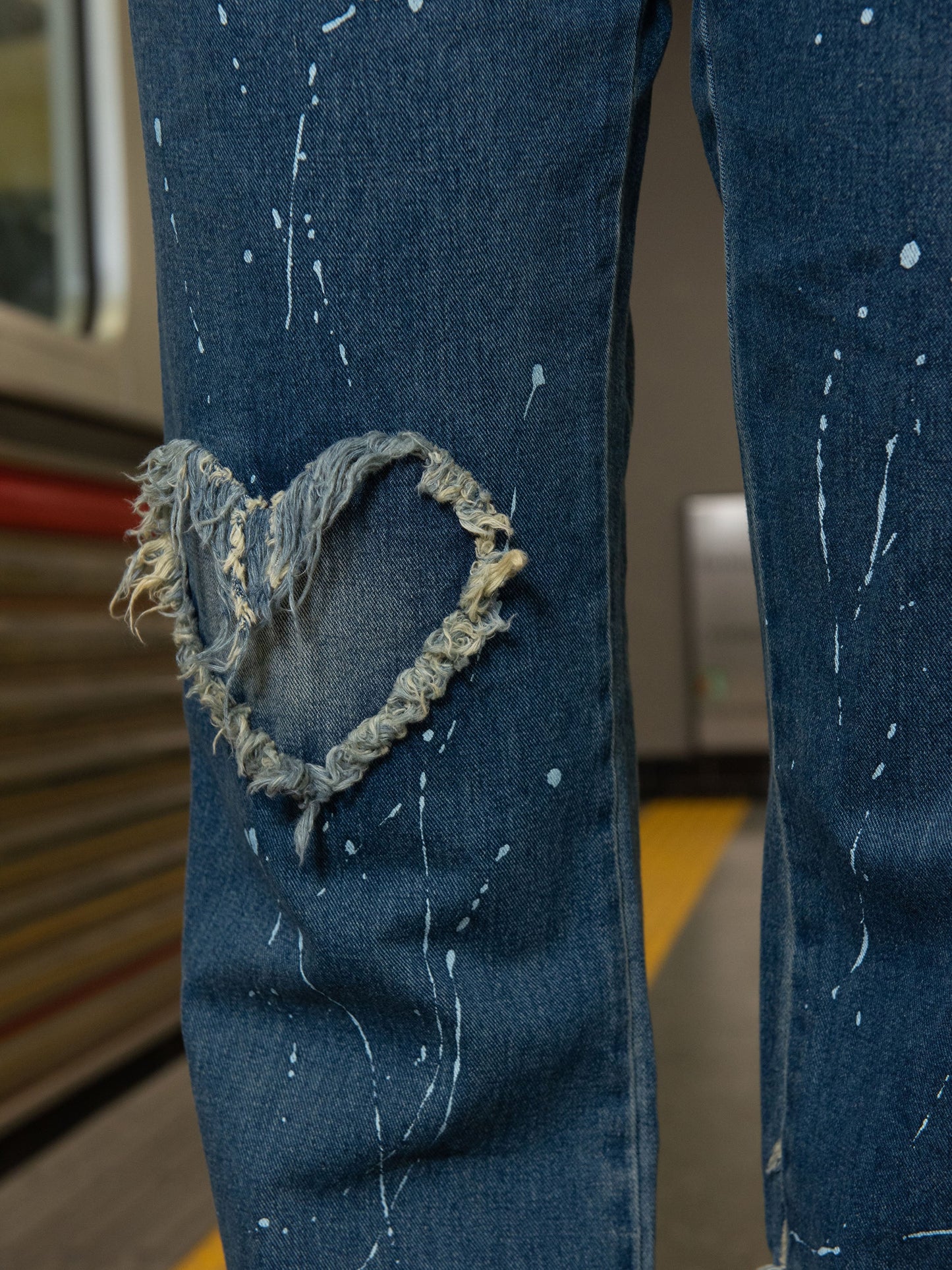 Love Patch Jeans