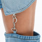 Decorative Chain Link Denim Jeans