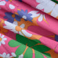 Colorful Flower Print Strap Crop Top