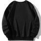 Autumn And Winter New Women Casual Round Neck Sweatshirt Y2K Stick Figure Print Trendy Street Cute Loose Pullover