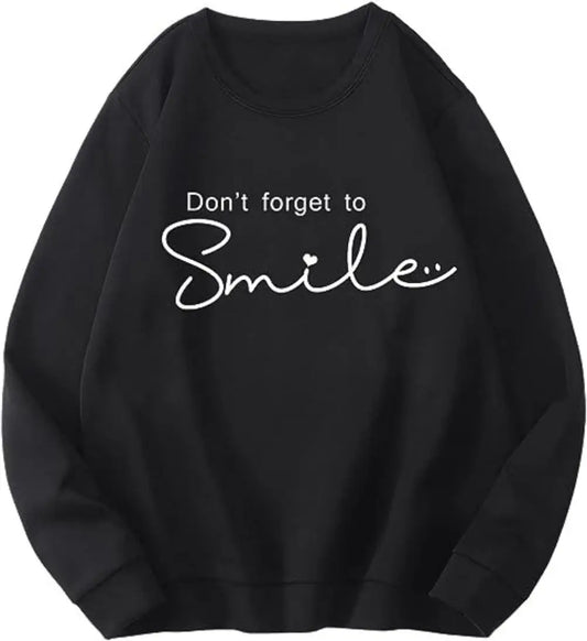 Autumn And Winter New Women Neck Sweatshirt Y2K Personal Signature Print Trendy Street Cute Loose Pullover
