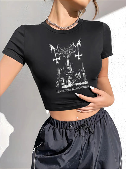 Rapper Mayhem Death Metal T-shirt Women's T-shirt Summer Short Sleeve Top