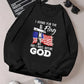 I stand for the flag and I kneel before God American flag long sleeve shirt