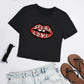 Women's Y2K Cool Sleeveless Round Neck Mouth Design Crop Top T-shirt Print Tee Cool Street Fashion Women Clothing