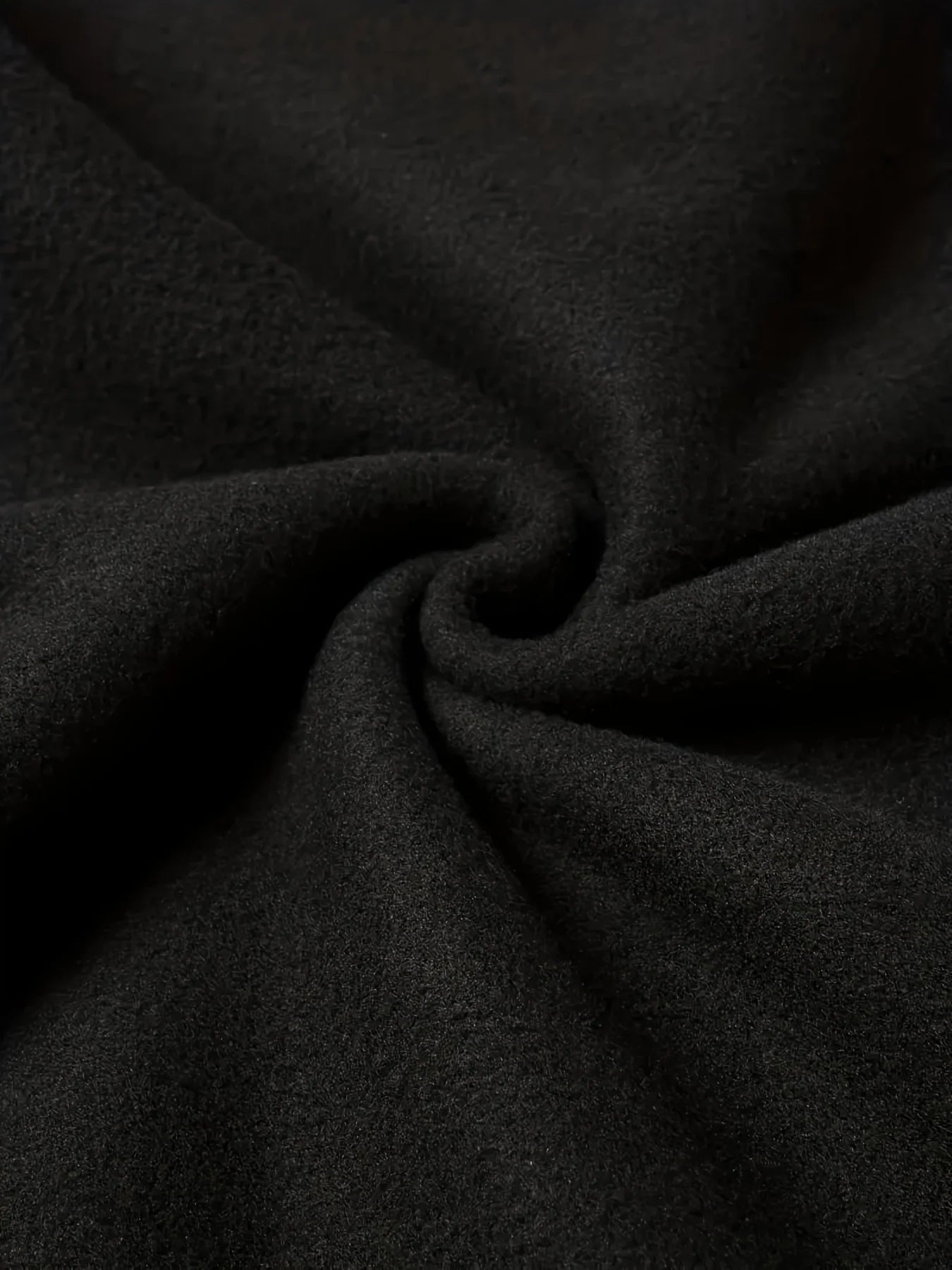 Dark Black Terror Print Fashion Round Neck Sweater Hoodie Autumn/Winter Warm Sweatshirt Black