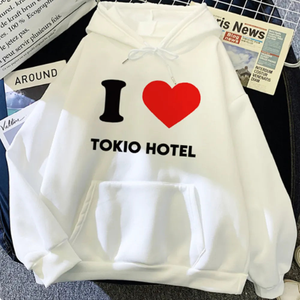 2023 New Hoodies Tokio Hotel Sweatshirts Hoodies Hip Hop Coat Tokio Hotel Hoodies Women Sweatshirt Harajuku Fashion Clothing