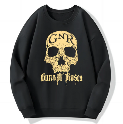Harajuku Gun N'Roses Rock Pullover Autumn/Winter Hard Rock Heavy Metal Cotton Casual Long Sleeve Sweater
