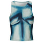 Women's Summer Y2K Sexy Slim Fit Sleeveless Round Neck Body Print Cool Club Party Crop Top Women Colthing