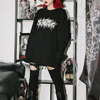 Joint gothic dark style evil baby centipede rock men and women long-sleeved