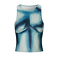Women's Summer Y2K Sexy Slim Fit Sleeveless Round Neck Body Print Cool Club Party Crop Top Women Colthing