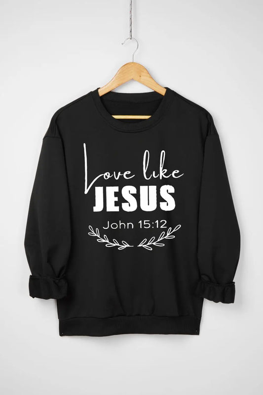 Jesus Christian Casual Long Sleeve Sweatshirt