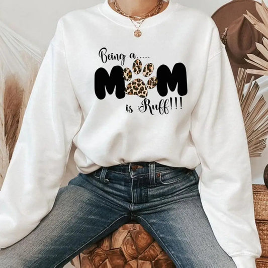 Autumn And Winter New Women Casual Round Neck Sweatshirt Y2K Letter Print Trendy Street Cute Loose Pullover