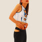 2023 New Slim Fit Cutout Sexy Contrast Print Tank Top Female